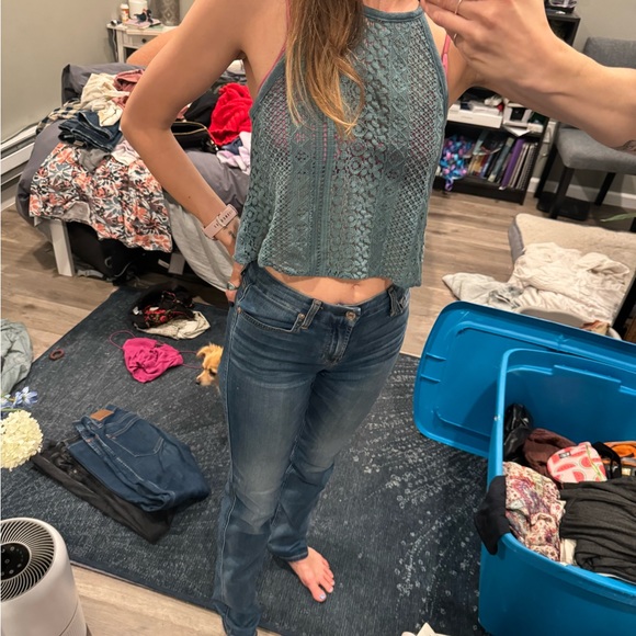 7 for all Mankind stretchy bootcut jeans - Picture 3 of 5